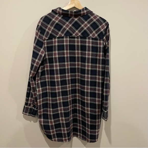 Roots Button Front Plaid Shirt - Picture 3 of 3